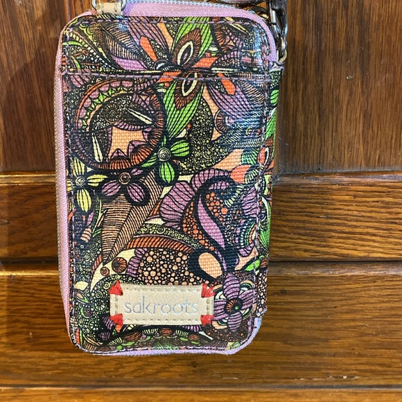 Sakroots Multicolor Floral Wristlet - Picture 2 of 7